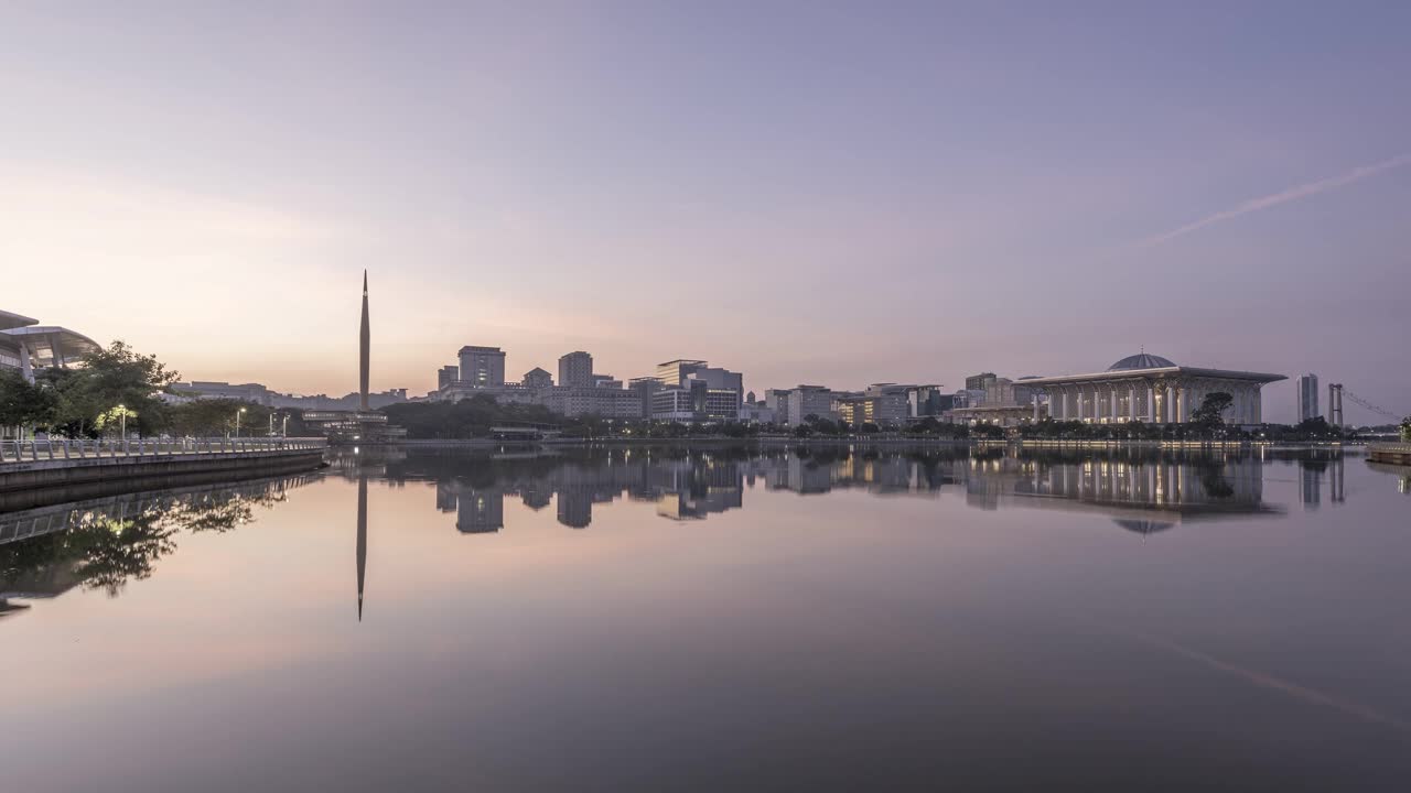 铁制清真寺的时光流逝视频素材