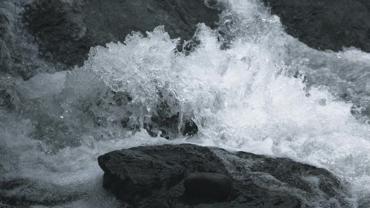 泼水，慢动作视频素材