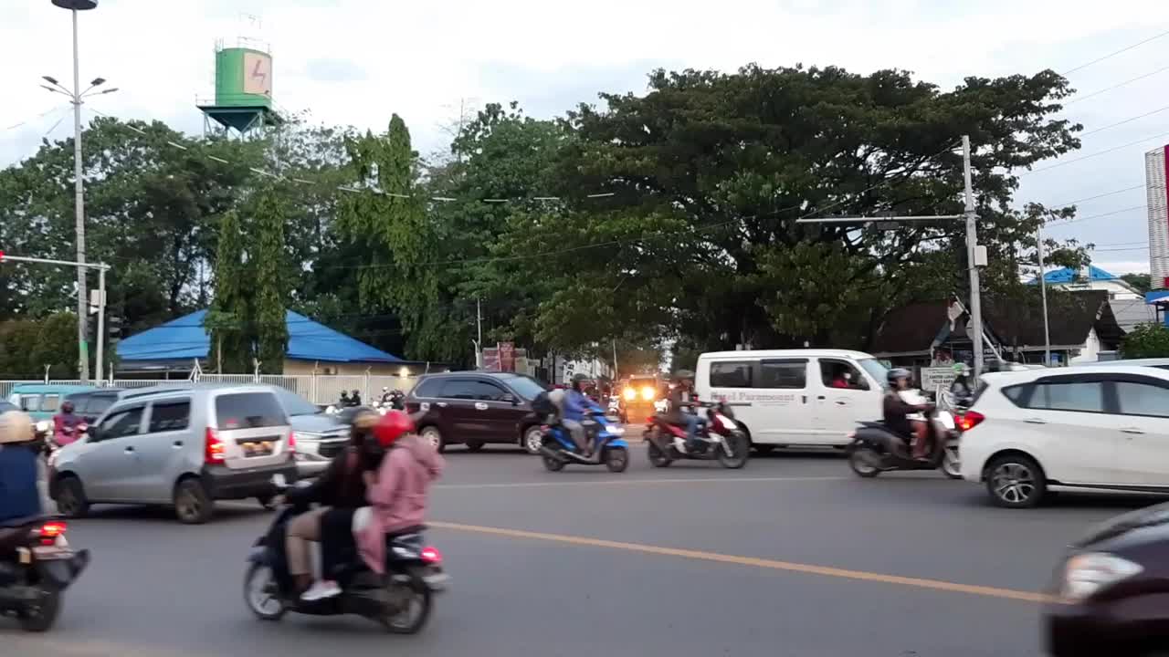 交通高峰时间视频素材