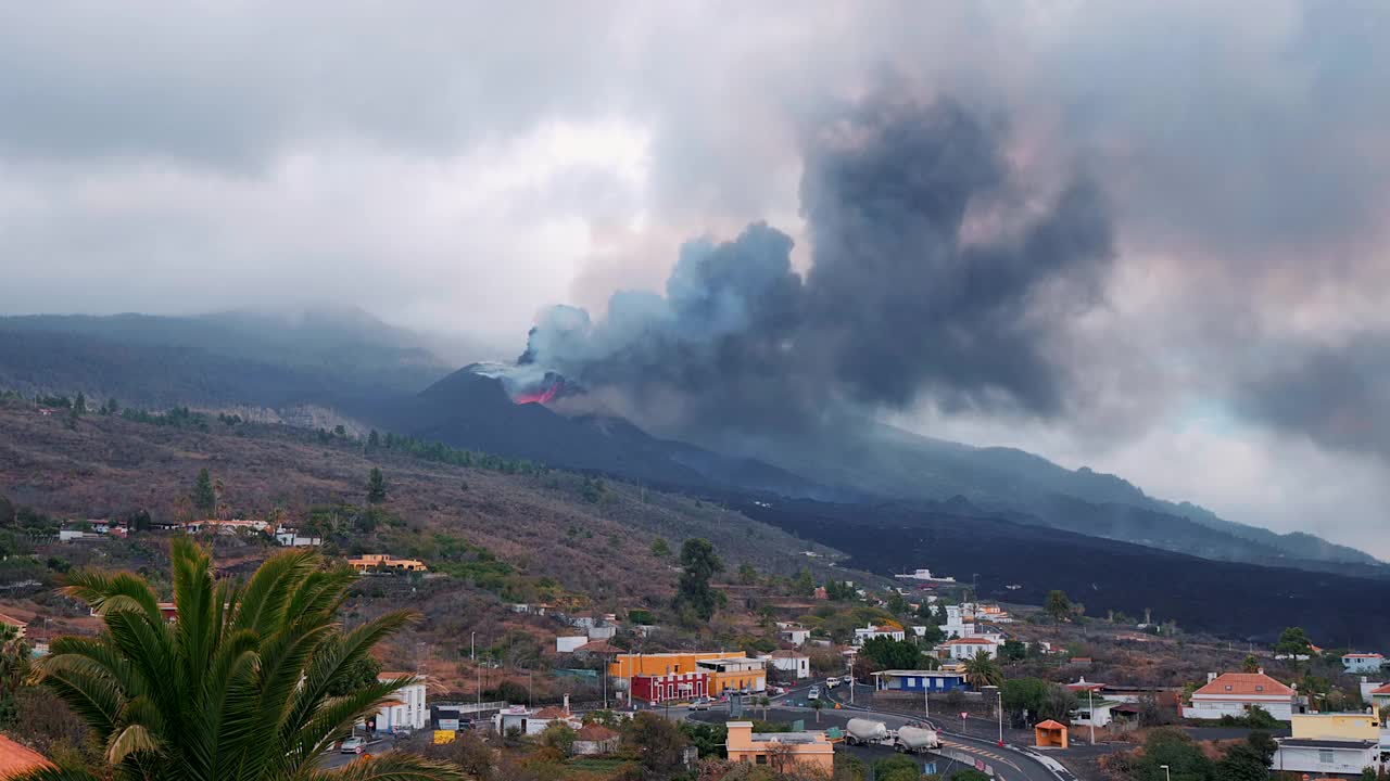 火山喷发时间推移视频下载