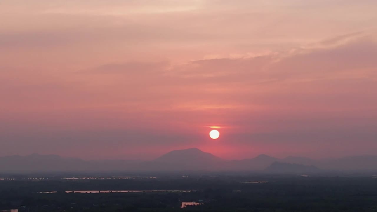 在海上日落视频素材