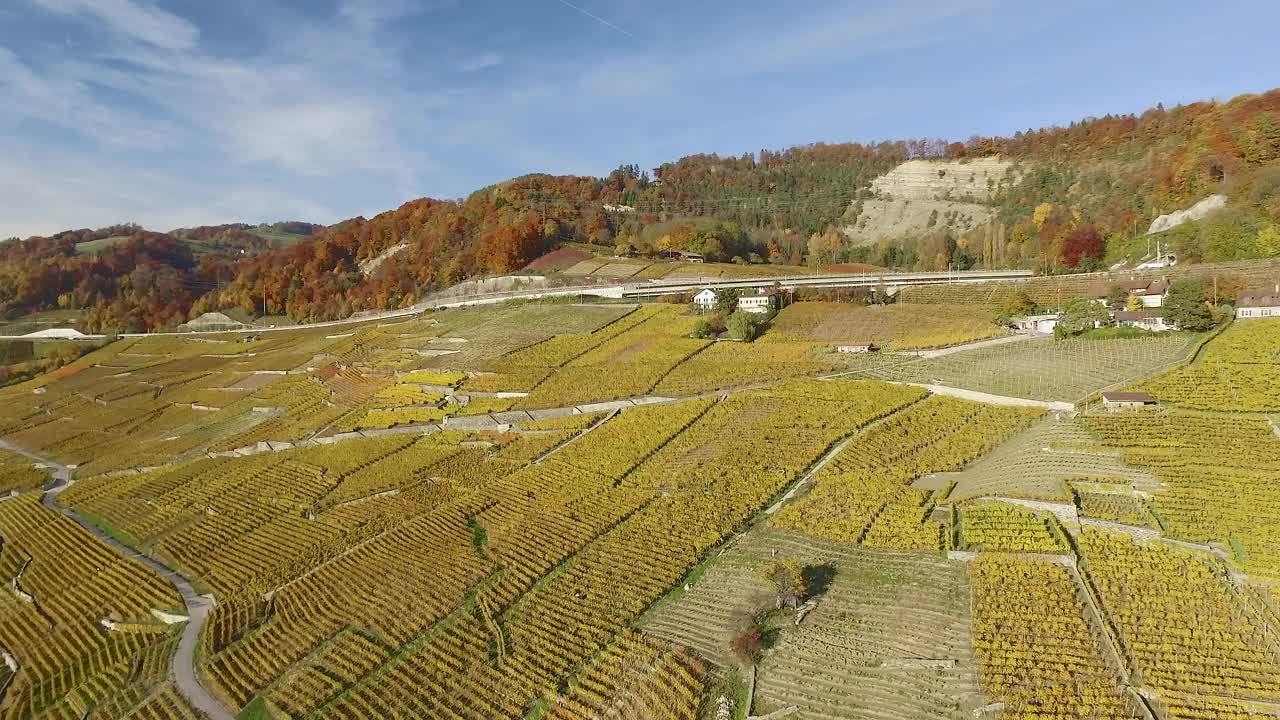 拉沃地区的航拍视频素材