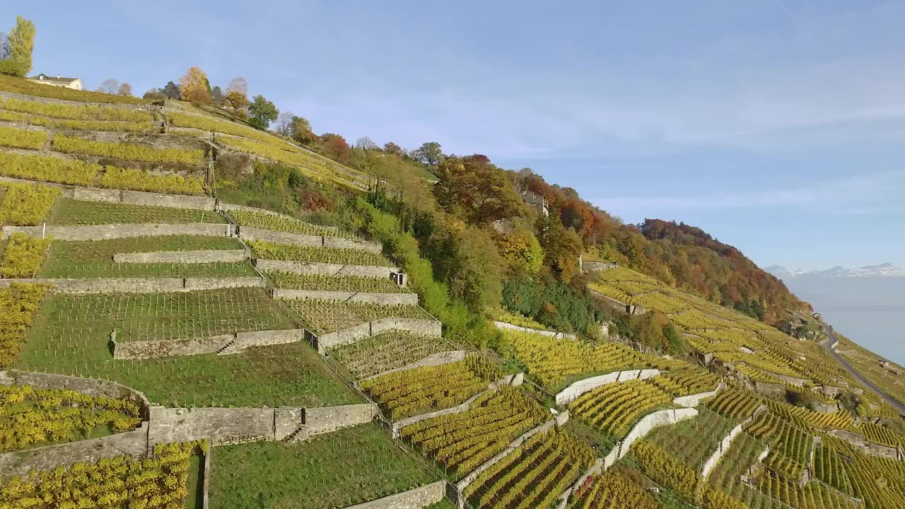 拉沃地区的航拍视频素材