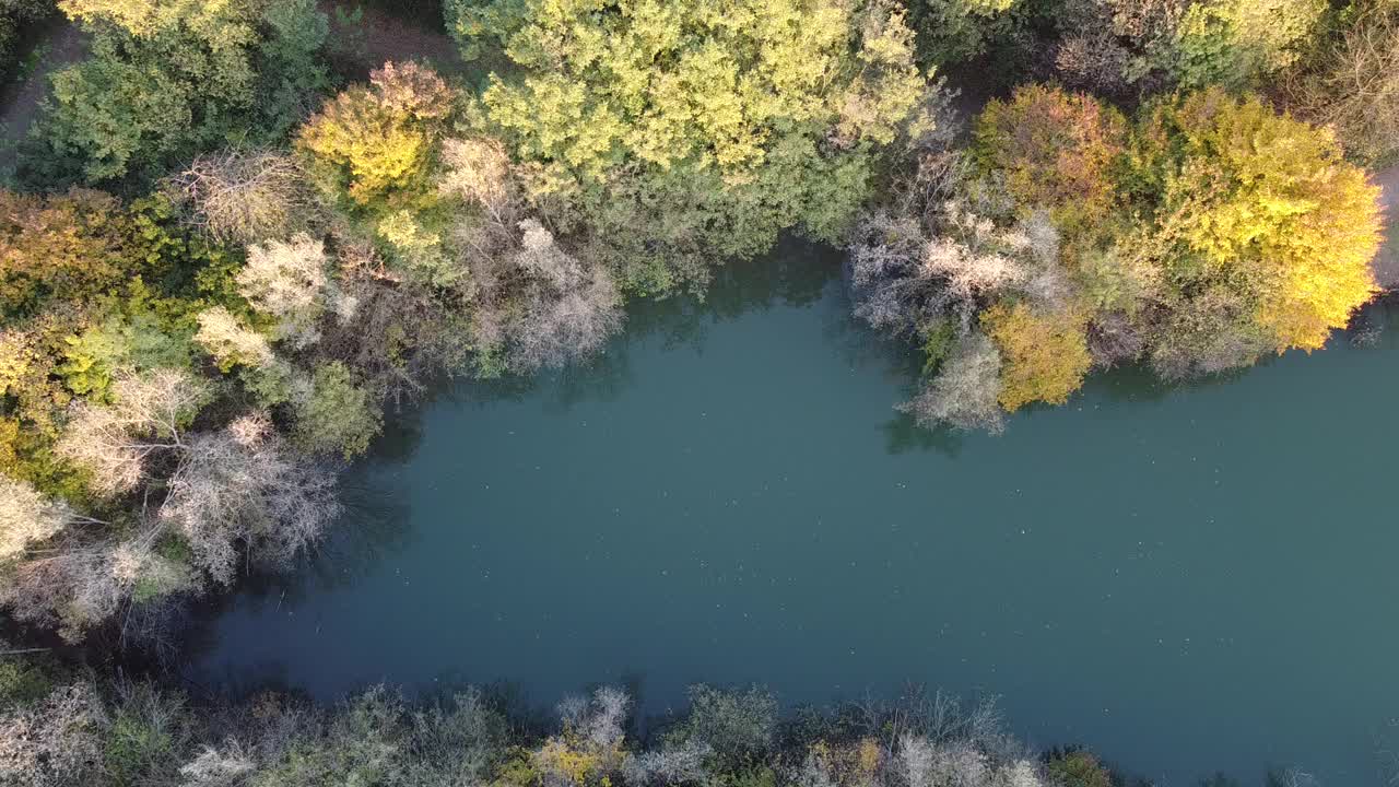 农村空中视频素材