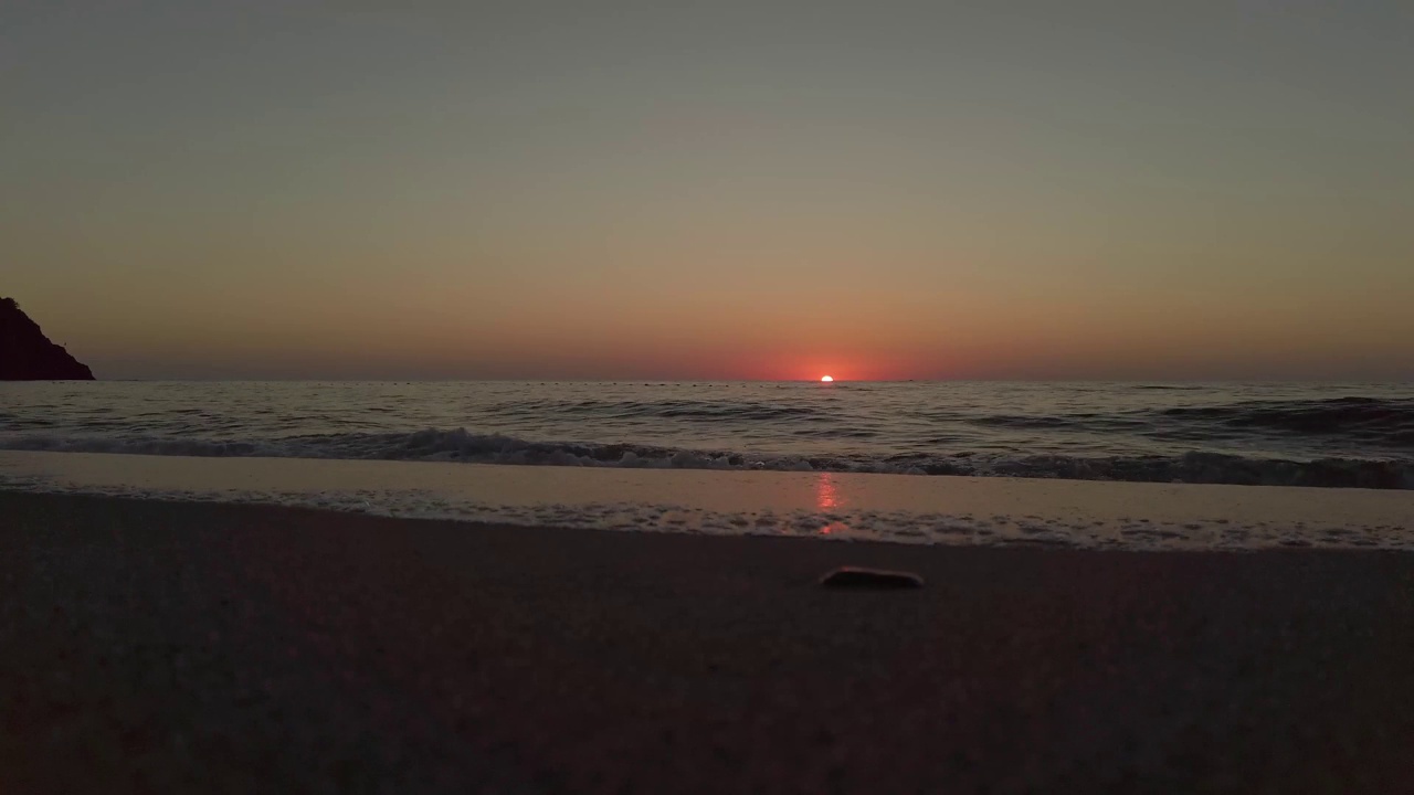 夏日海边和海岸度假的概念视频素材