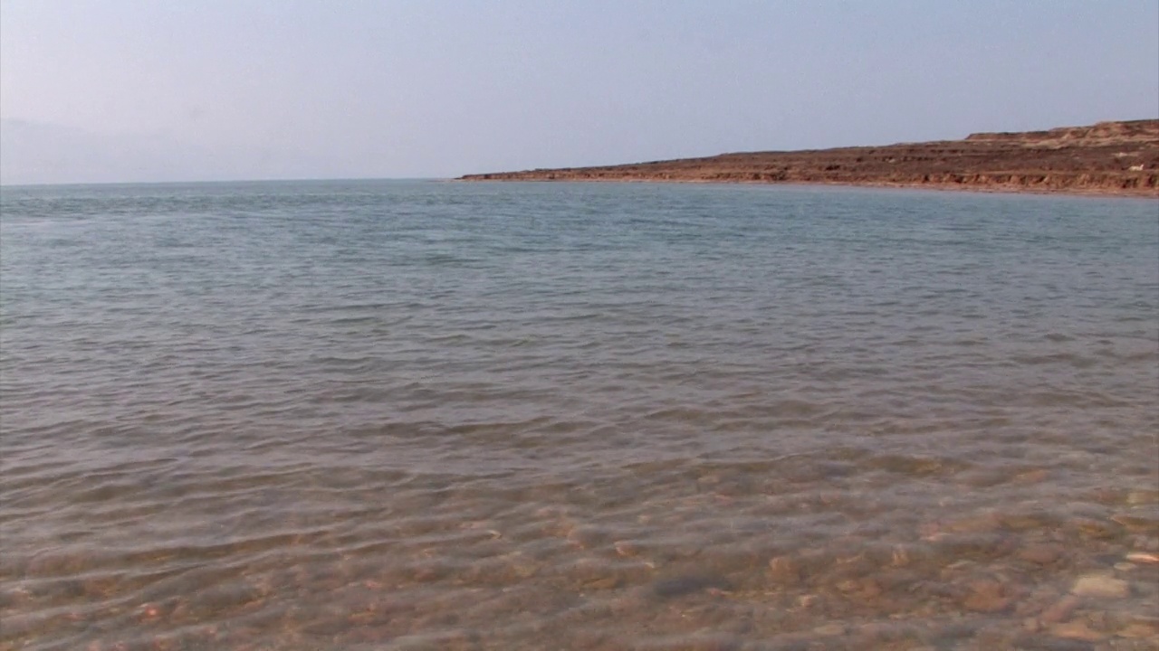 死海海滩视频素材