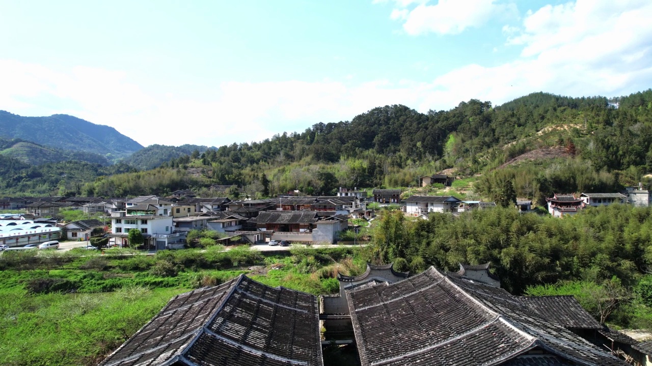 农村居住环境和住房结构视频素材