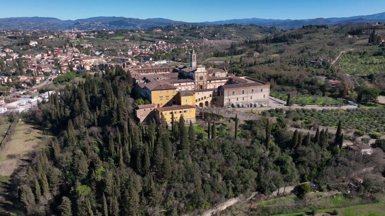 佛罗伦萨修道院，佛罗伦萨，意大利视频素材