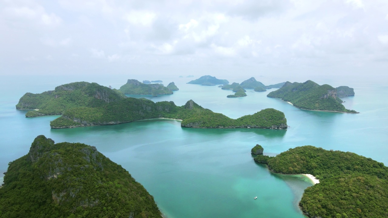 昂通国家海岸公园鸟瞰图视频素材