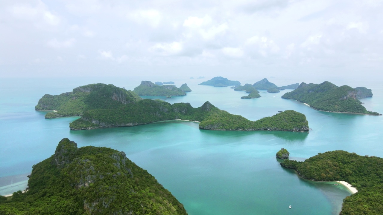 昂通国家海岸公园鸟瞰图视频素材