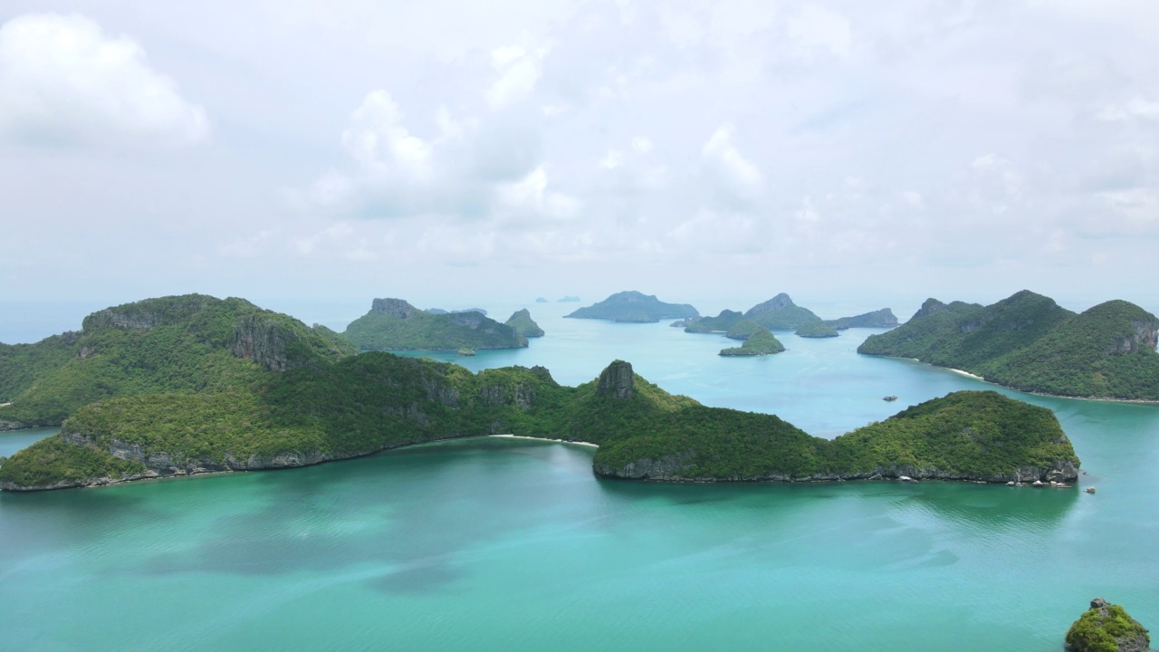 昂通国家海岸公园鸟瞰图视频素材