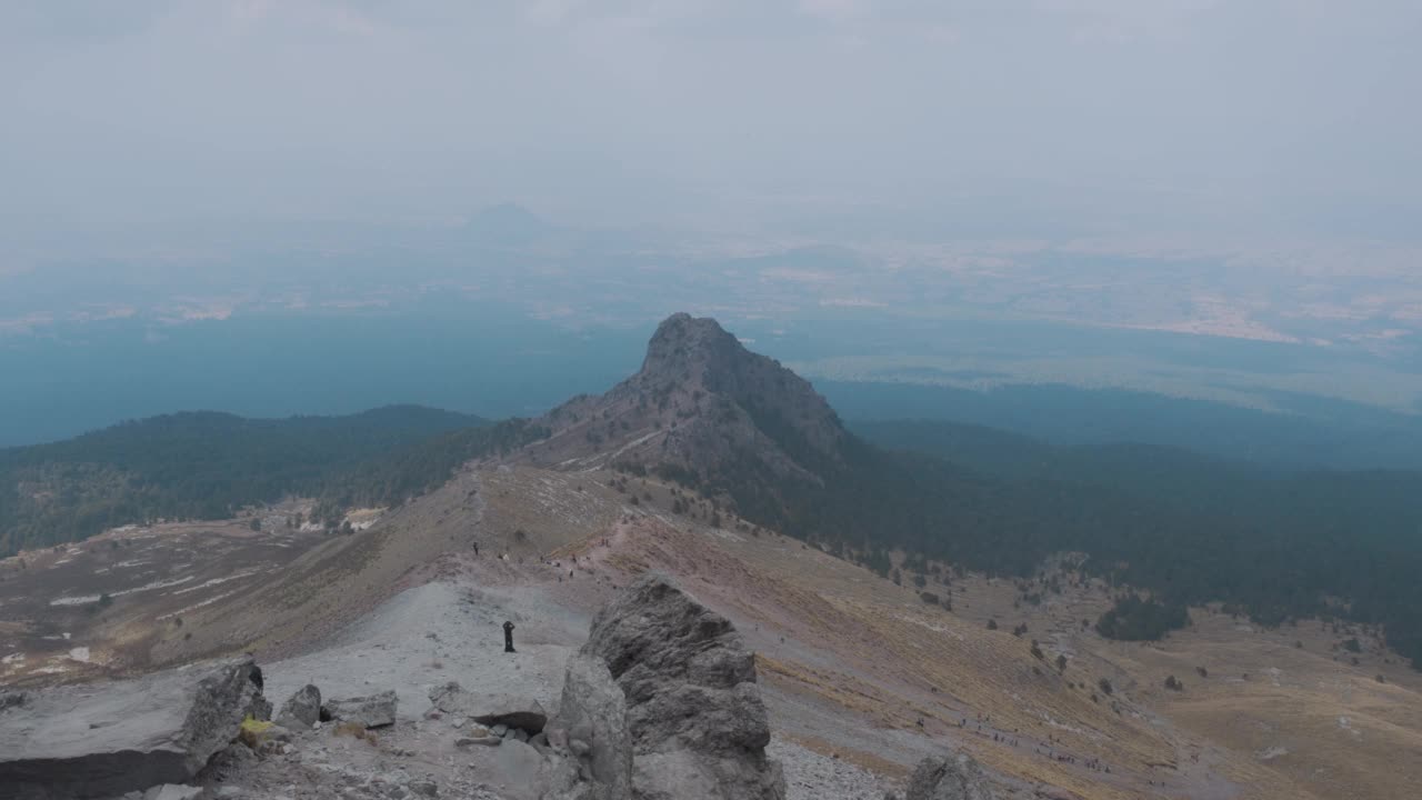 马林奇火山的风景视频素材