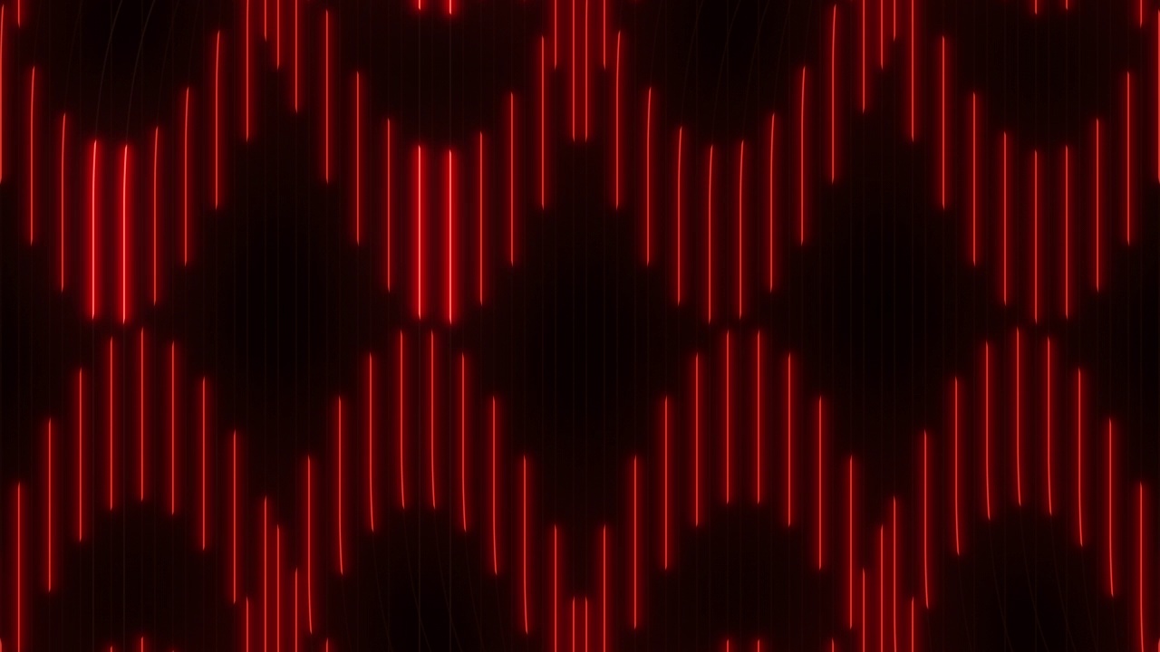 霓虹红线图案视频素材画面3