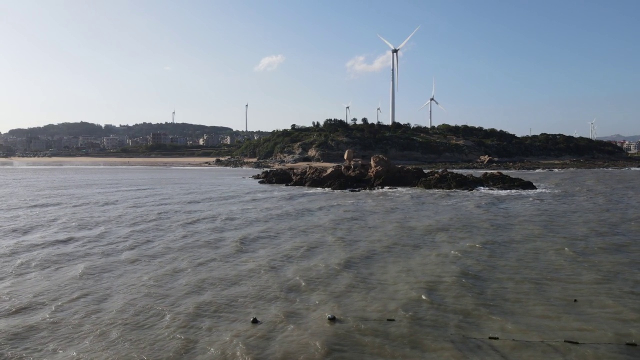 沿海岛屿的航拍视频视频素材