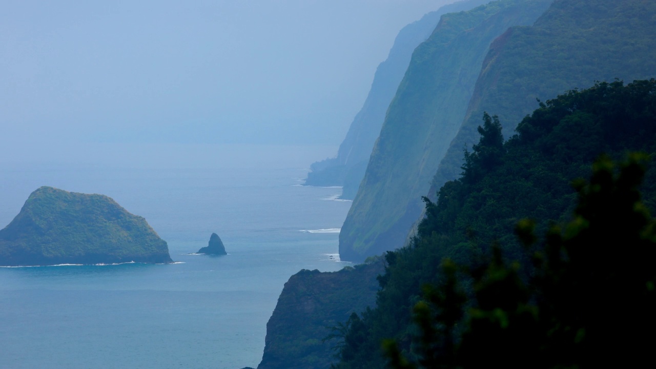 波卢谷瞭望台，大岛，夏威夷视频素材