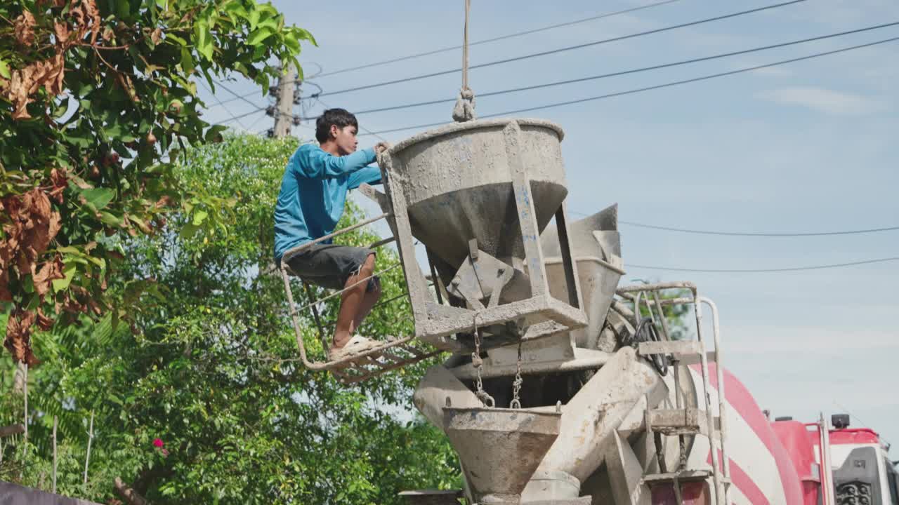 建筑工人视频素材