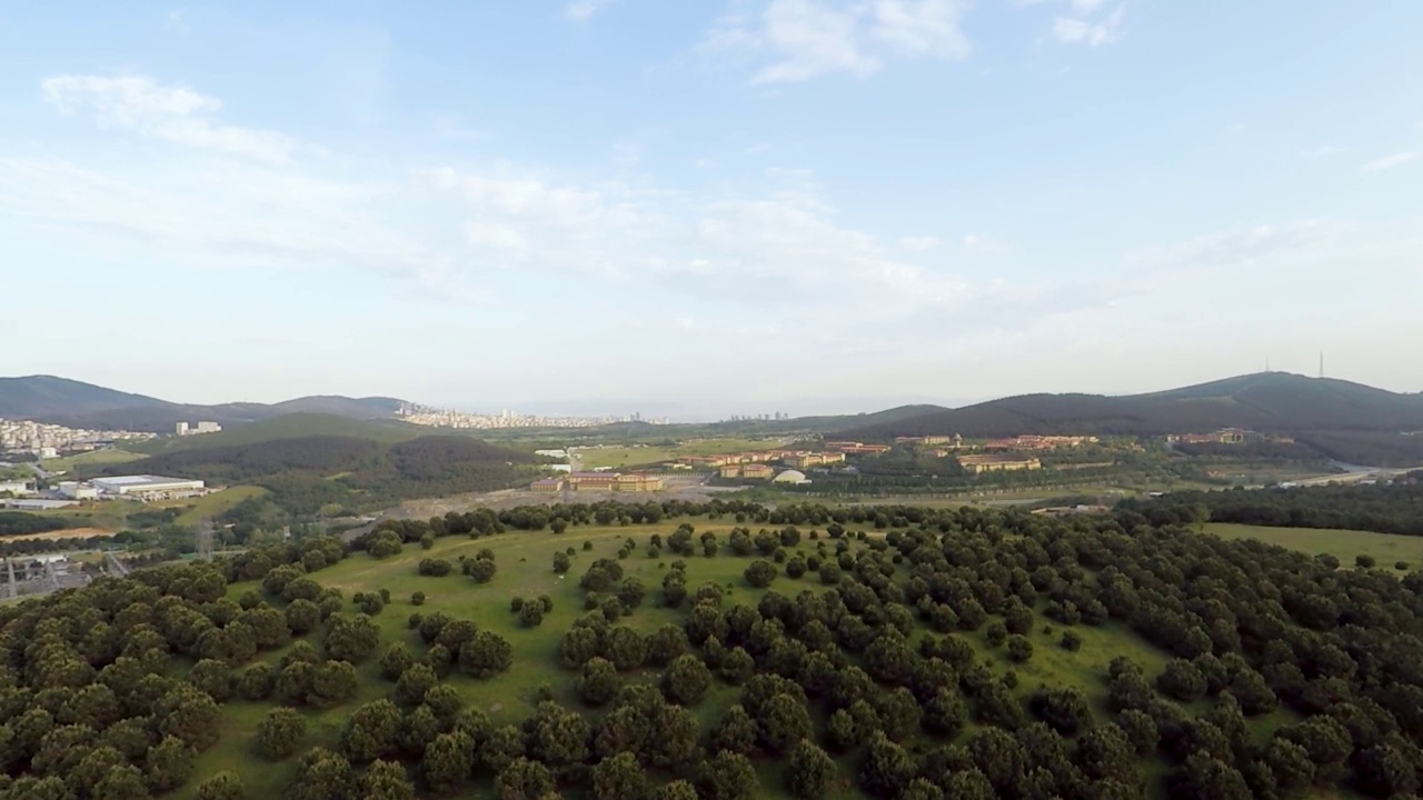 空中青山视频素材