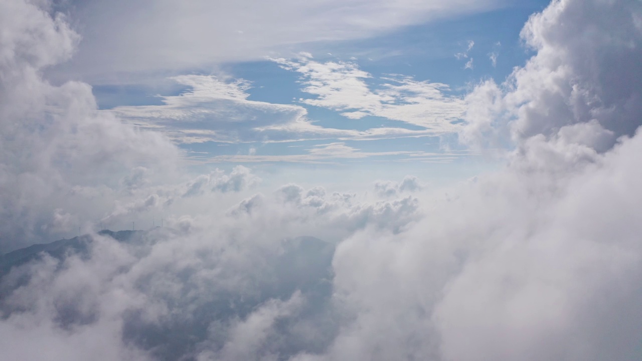 航空摄影天空云视频素材