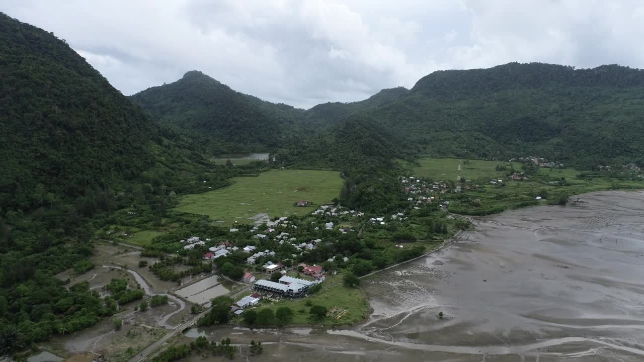 乌戎潘库-亚齐沿海地区，苏门答腊岛的顶端视频素材