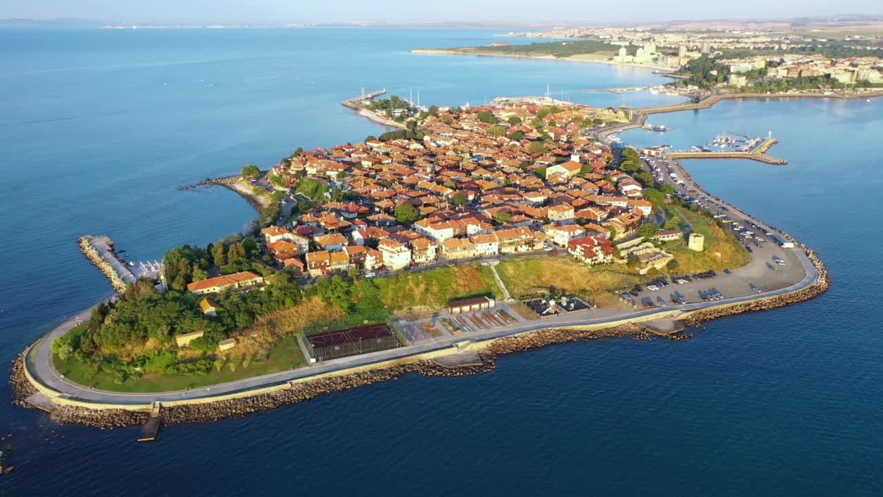 Nesebar(纳塞巴尔),保加利亚。视频下载