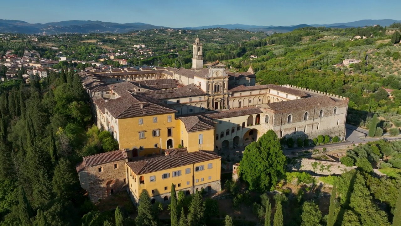 佛罗伦萨修道院，佛罗伦萨，意大利视频素材
