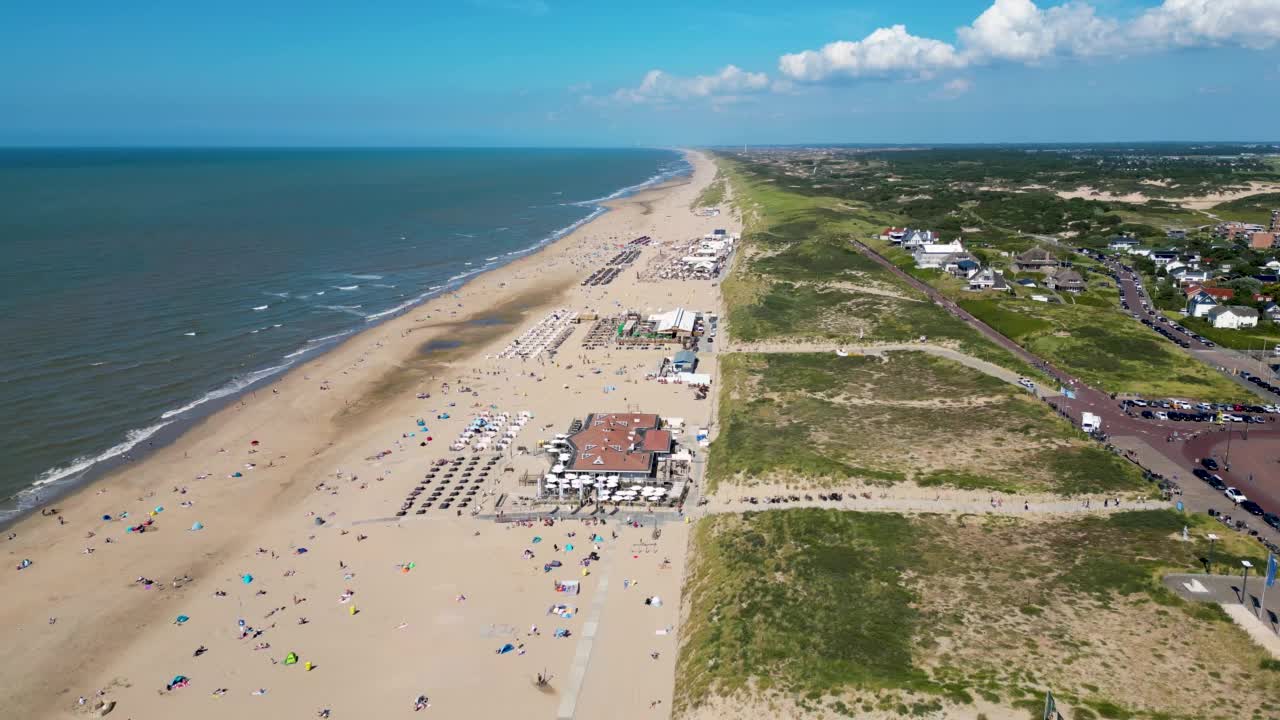 诺德维克的海岸线和海滩视频素材