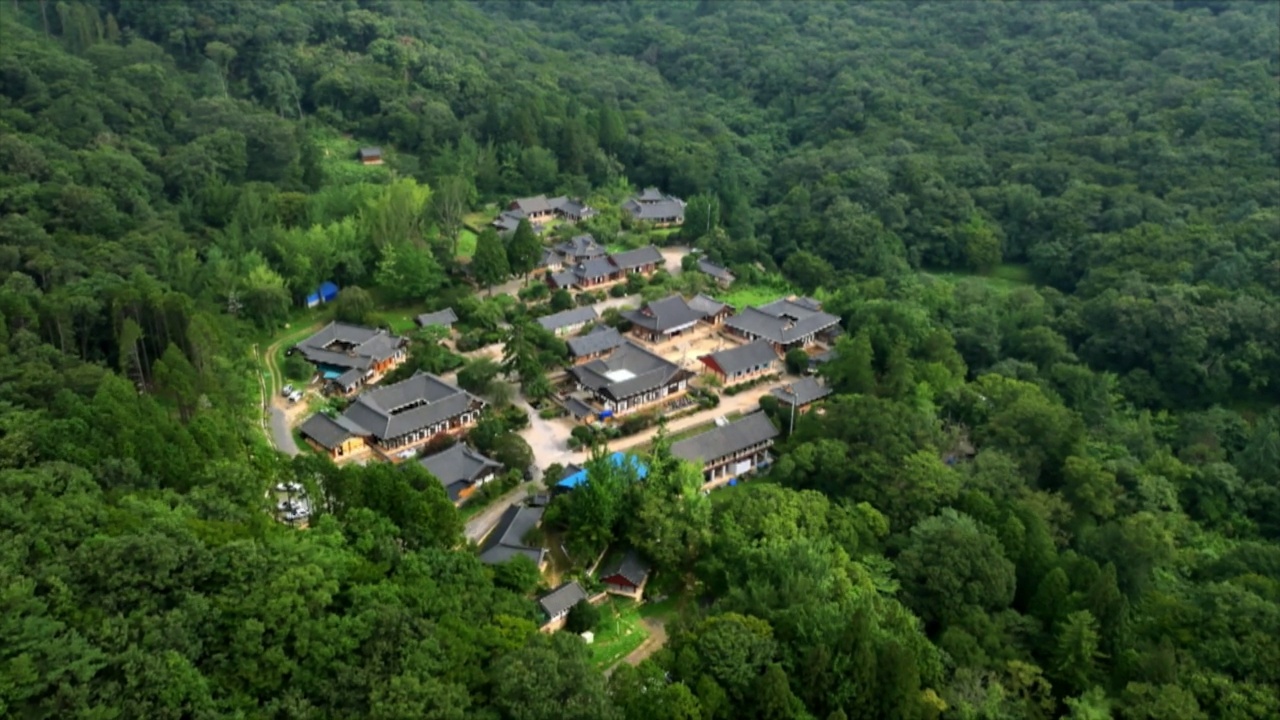 韩国全罗南道顺天市曹溪山仙南寺视频素材