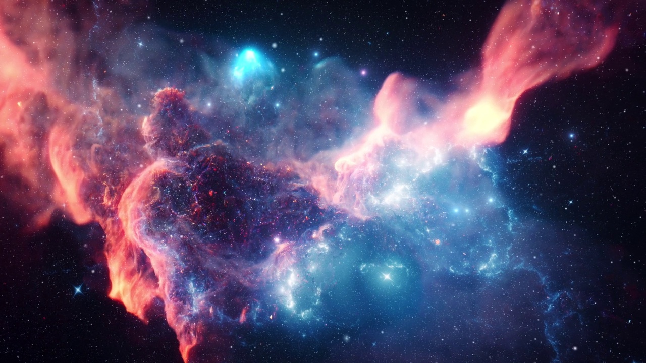 来自外太空的美丽星云视频素材画面4