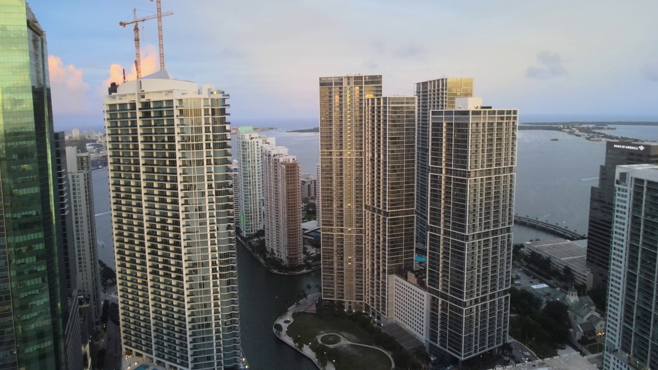 迈阿密Brickell温泉附近视频素材