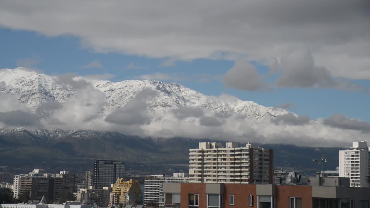 智利安第斯山脉视频素材