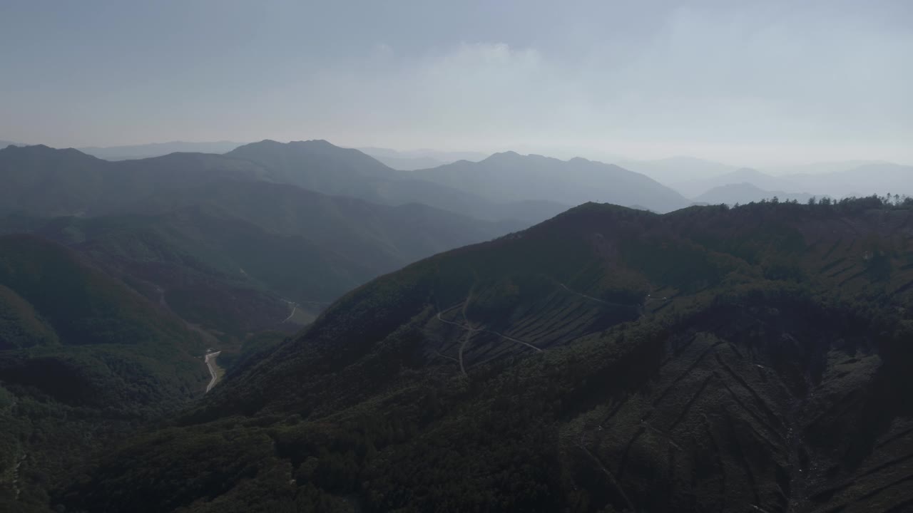 山景/江原道，韩国视频素材