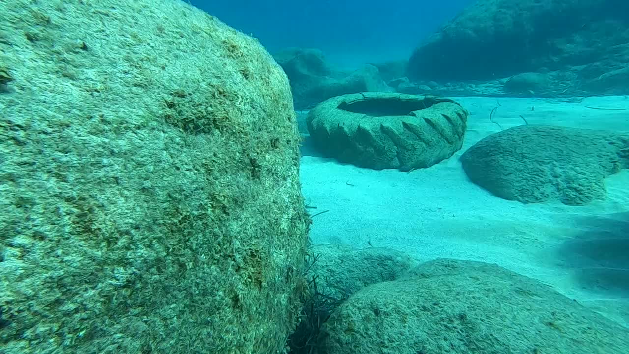 海洋污染。视频素材