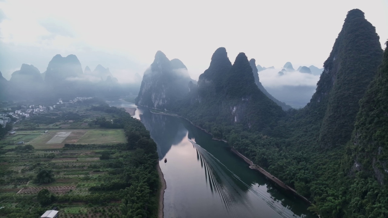 桂林山水风景视频素材