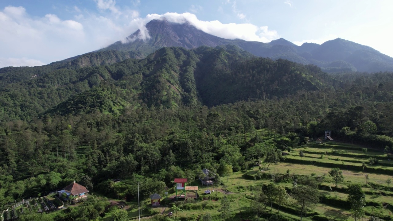 日惹Merapi山视频素材