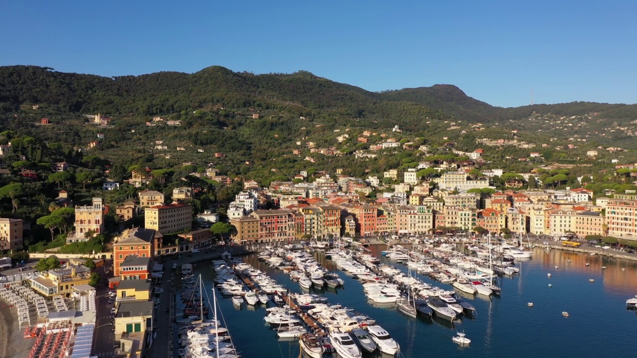 Santa Margherita Ligure，意大利视频素材