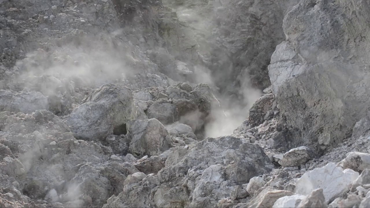 弗莱格林田、火山区、视频素材