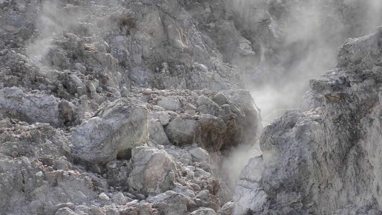 弗莱格林田、火山区、视频素材