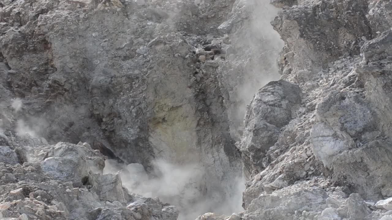 弗莱格林田、火山区、视频素材