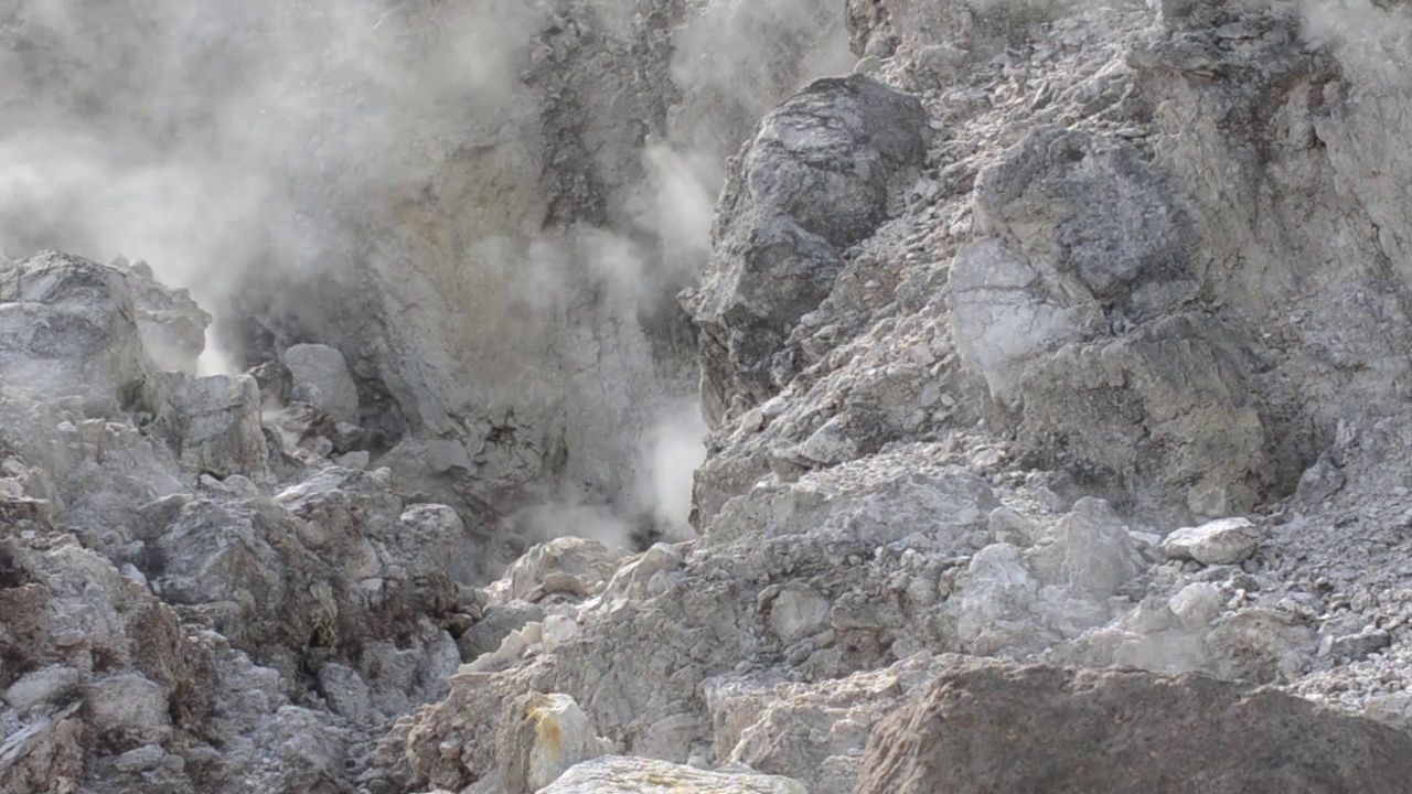 弗莱格林田、火山区、视频素材