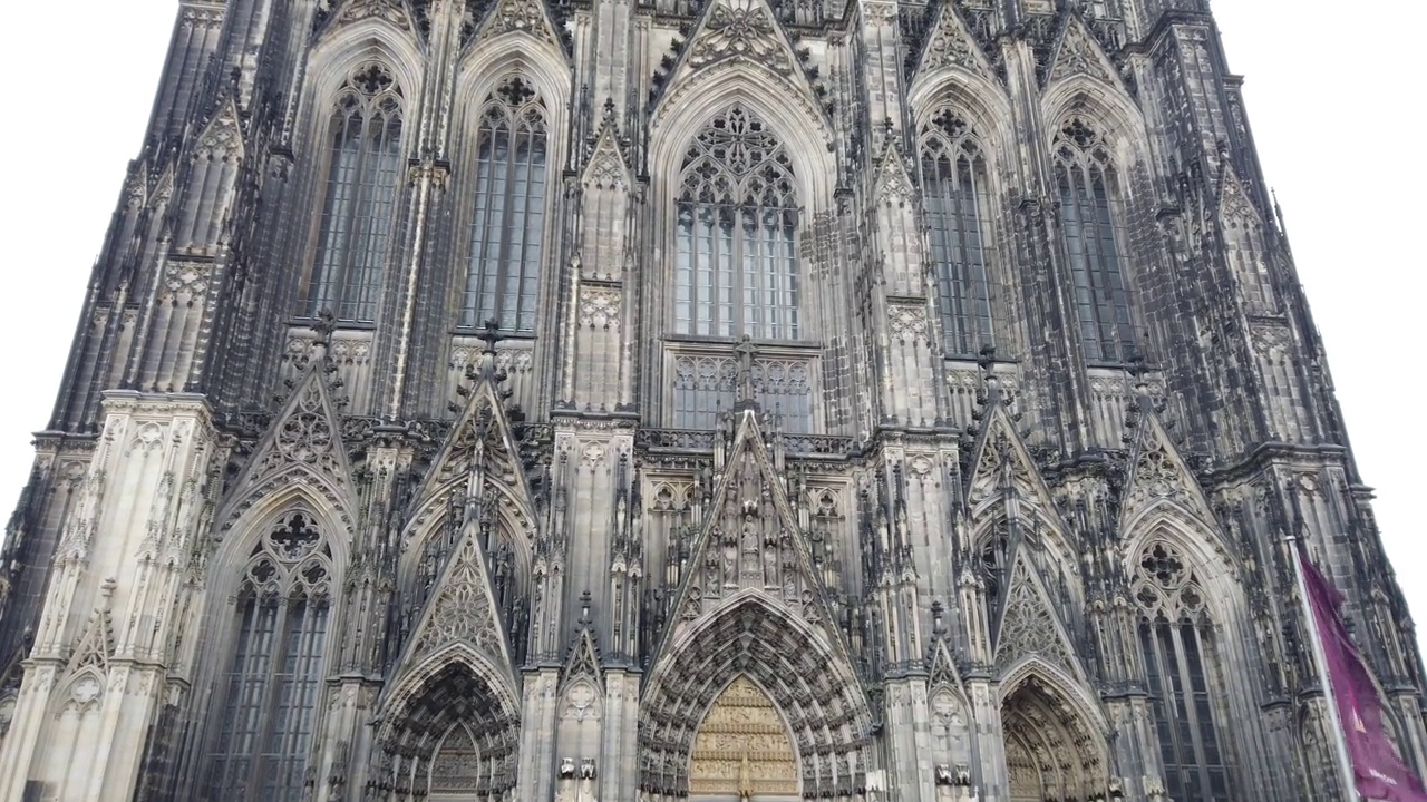 Cologne Cathedral in German Kölner Dom视频素材