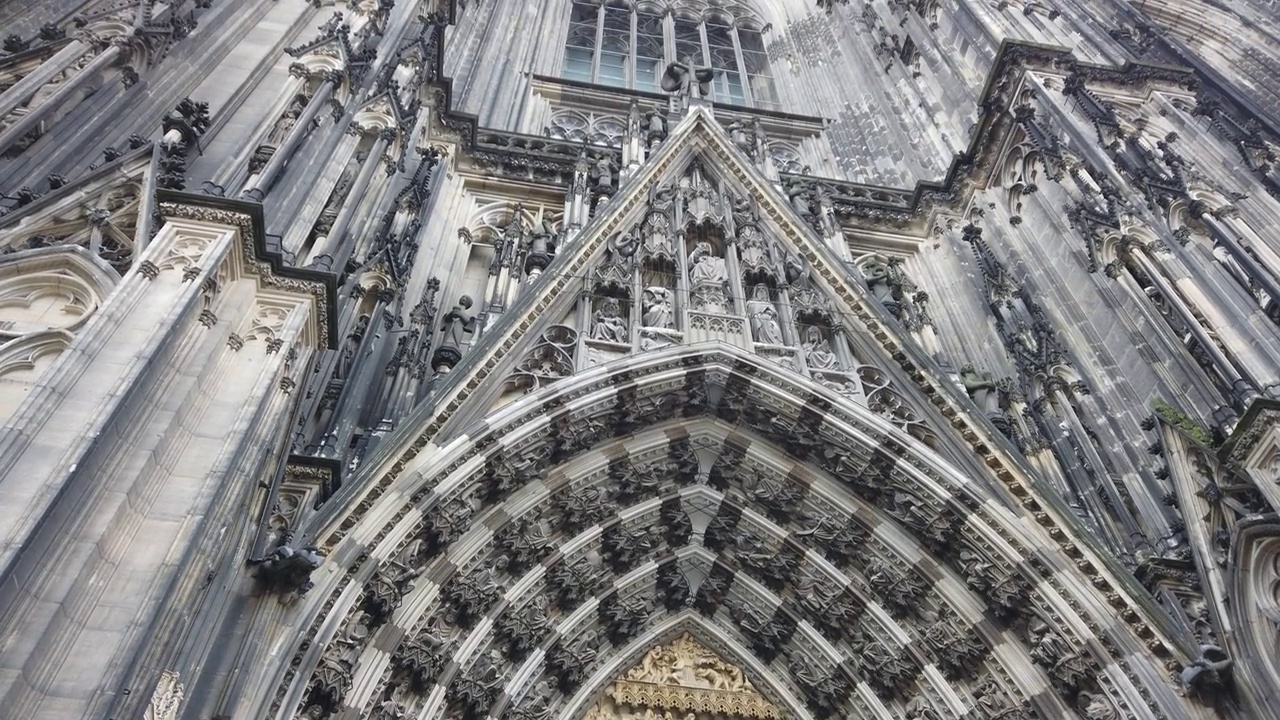 科隆大教堂（Kölner Dom）是德国科隆市的一座哥特式天主教大教堂视频素材