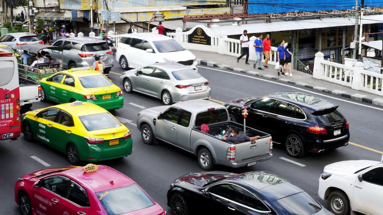 乘客的公共汽车。视频素材