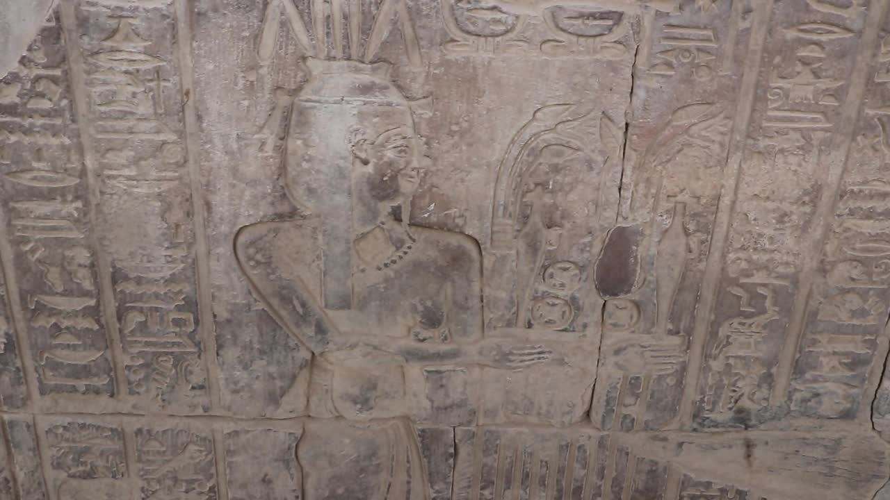 埃及Kom Ombo神庙视频素材