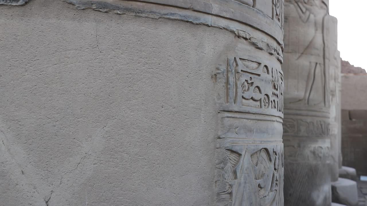 埃及Kom Ombo神庙视频素材