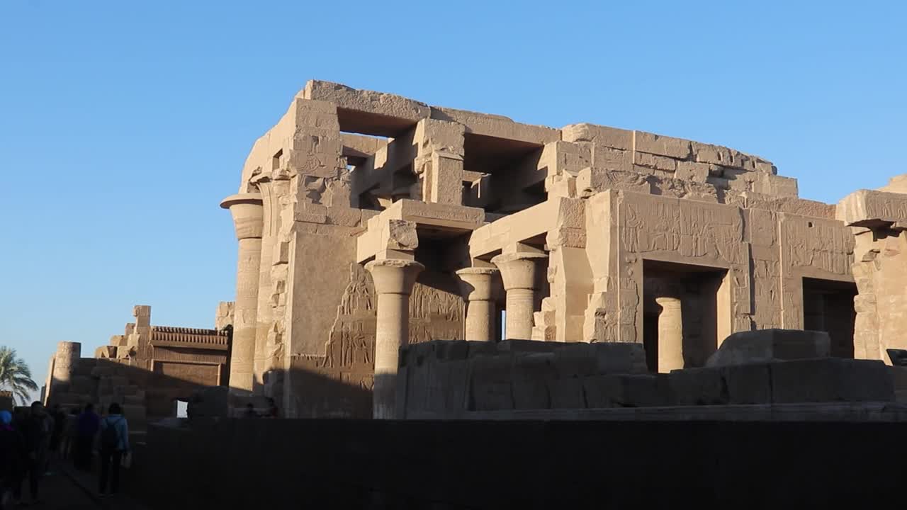 埃及Kom Ombo神庙视频素材