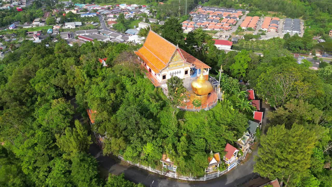 泰国普吉岛西雷寺泰国佛教视频素材