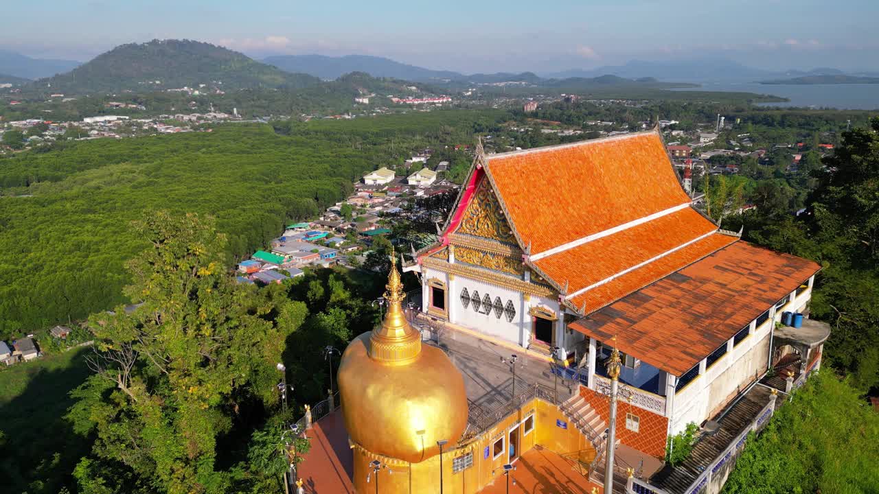 泰国普吉岛西雷寺泰国佛教视频素材