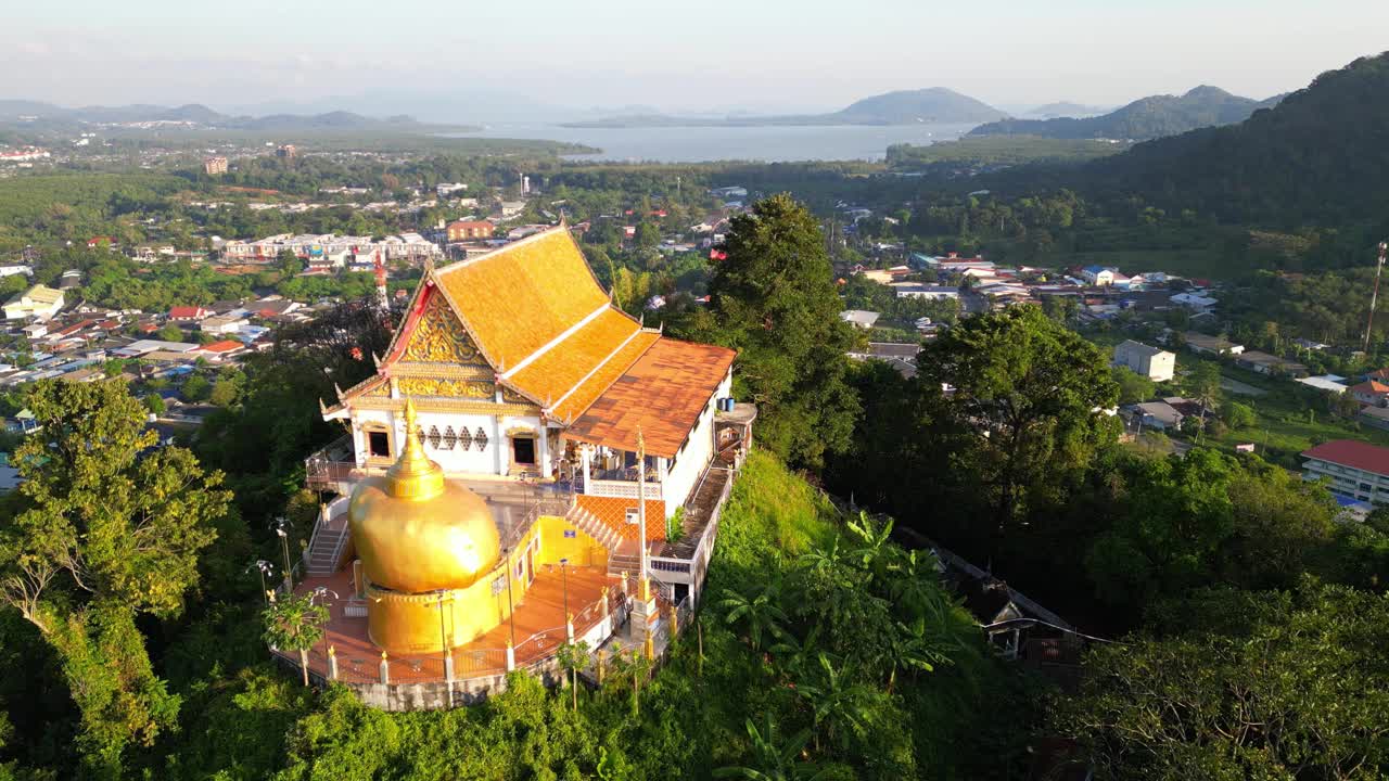 泰国普吉岛西雷寺泰国佛教视频素材