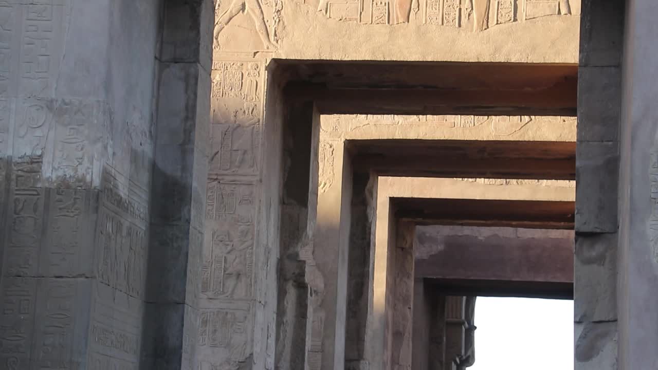 埃及Kom Ombo神庙视频素材