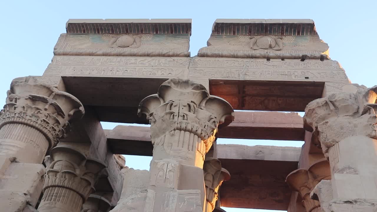 埃及Kom Ombo神庙视频素材